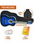  image of 3rd-avenue-34-size-classical-guitar-pack-blueburst-with-free-online-music-lessons