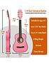  image of 3rd-avenue-14-size-classical-guitar-pack-pink-with-free-online-music-lessons