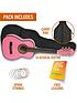  image of 3rd-avenue-14-size-classical-guitar-pack-pink-with-free-online-music-lessons