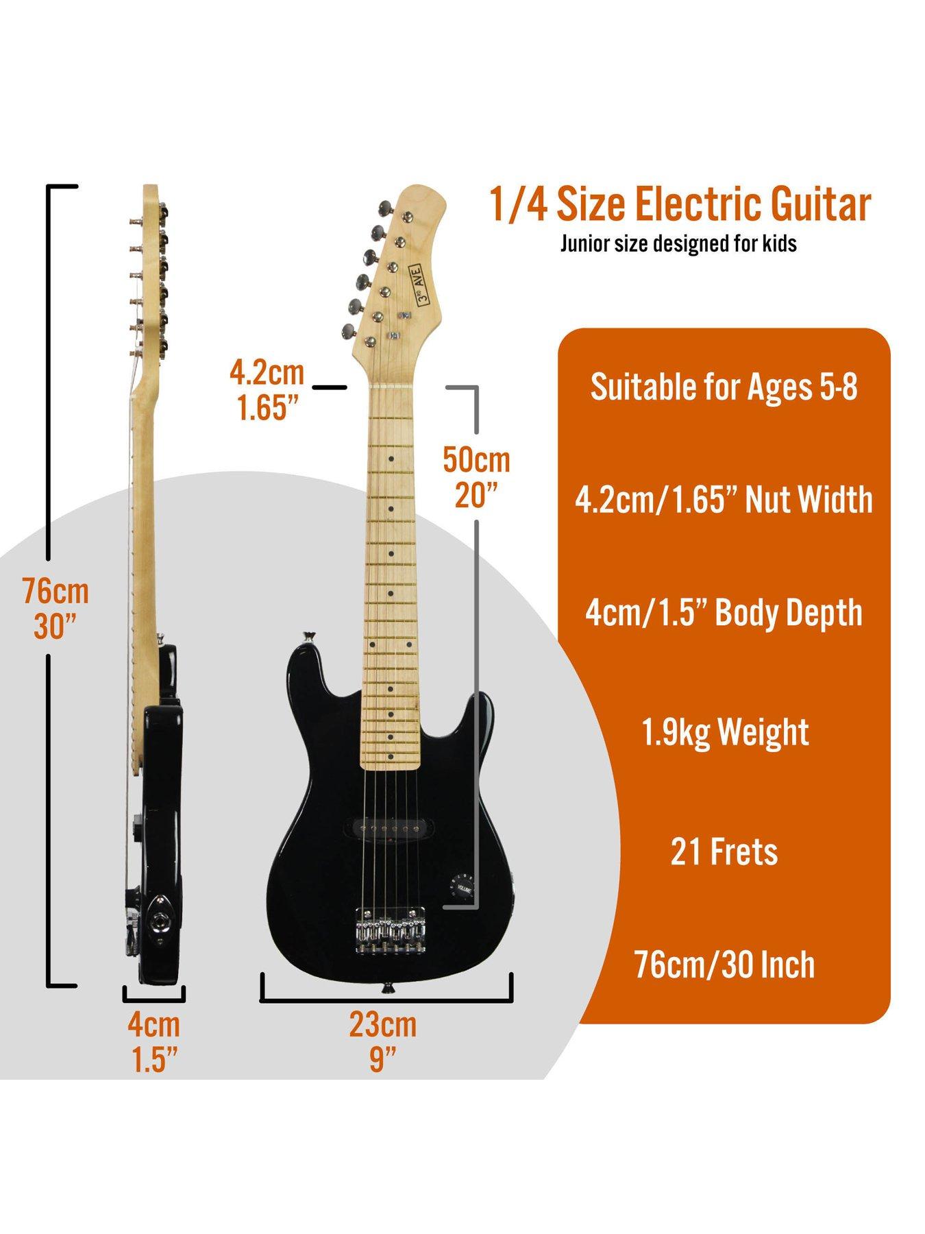 Image 2 of 6 of 3rd Avenue Junior Electric Guitar Pack&nbsp;with Free Online Music Lessons - Black