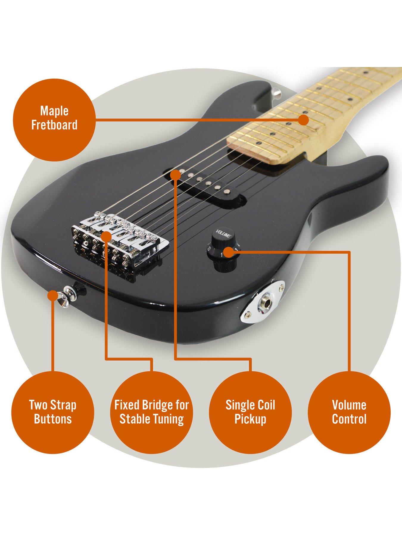 Image 4 of 6 of 3rd Avenue Junior Electric Guitar Pack&nbsp;with Free Online Music Lessons - Black