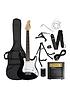 rocket-rocket-34-size-electric-guitar-in-black-with-free-online-music-lessonsfront