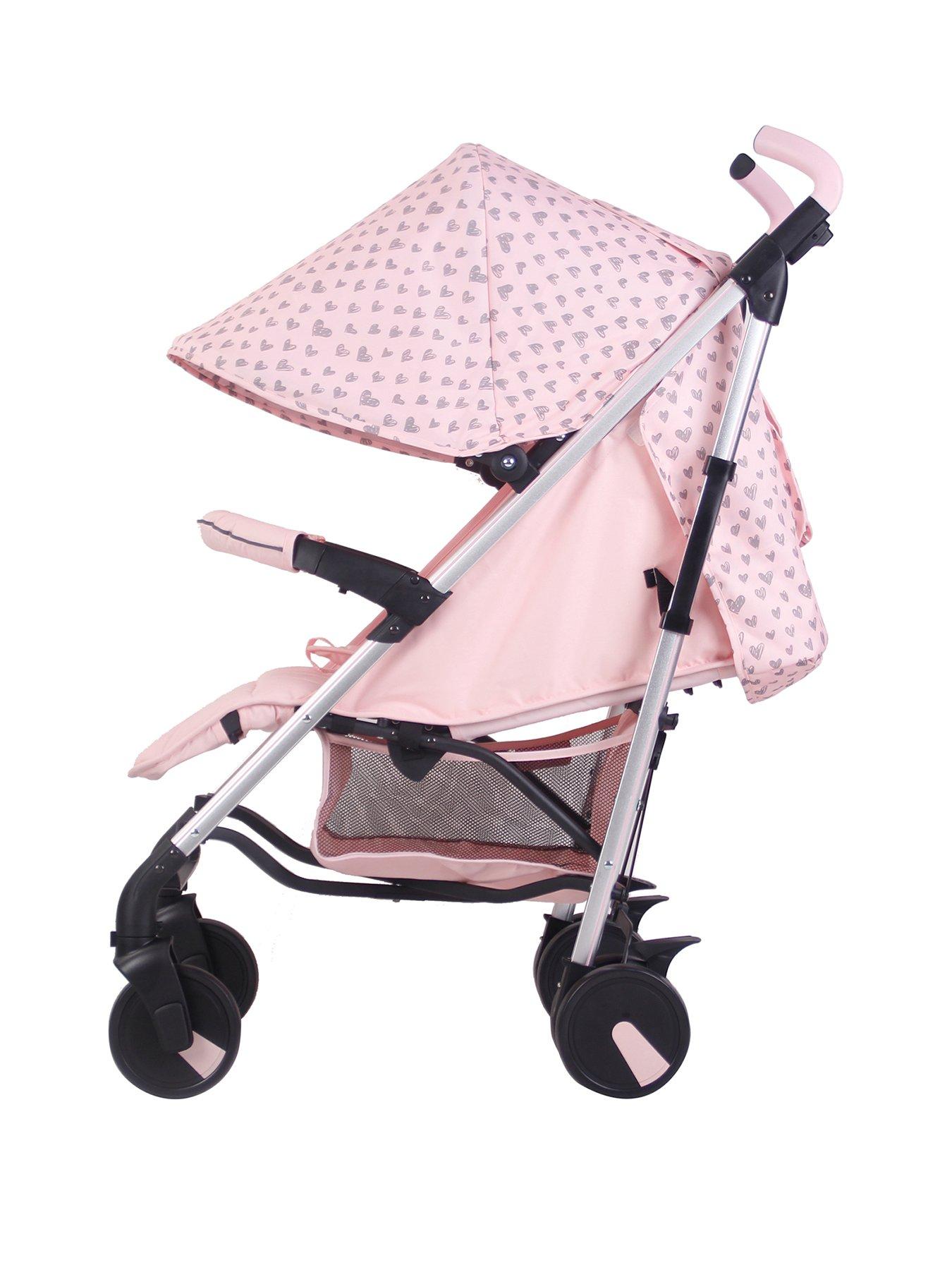 my babiie pink pushchair