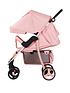  image of my-babiie-billie-faiers-mb30-pink-stripes-pushchair