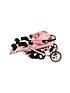  image of my-babiie-billie-faiers-mb30-pink-stripes-pushchair