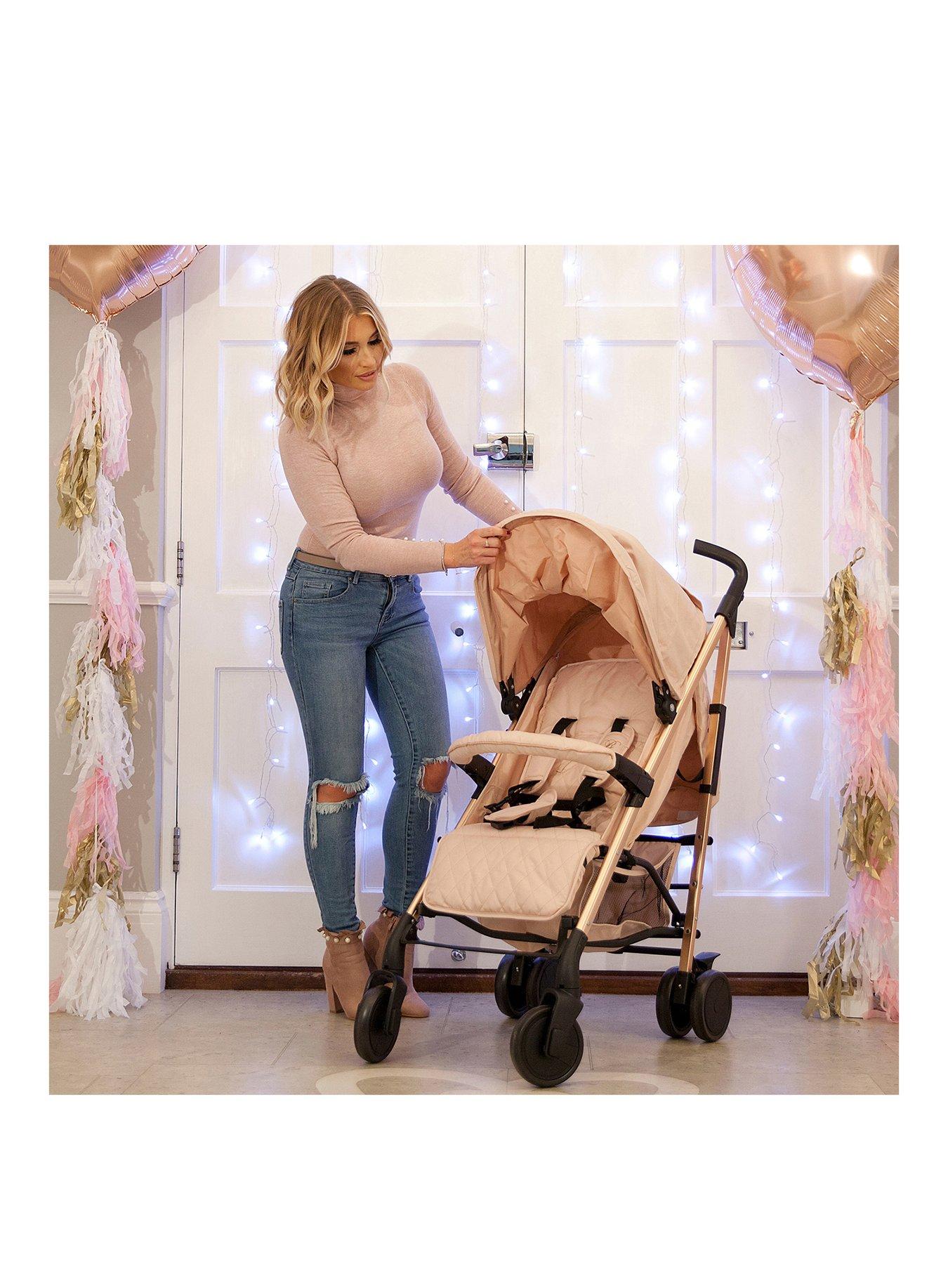 My babiie blush clearance stroller