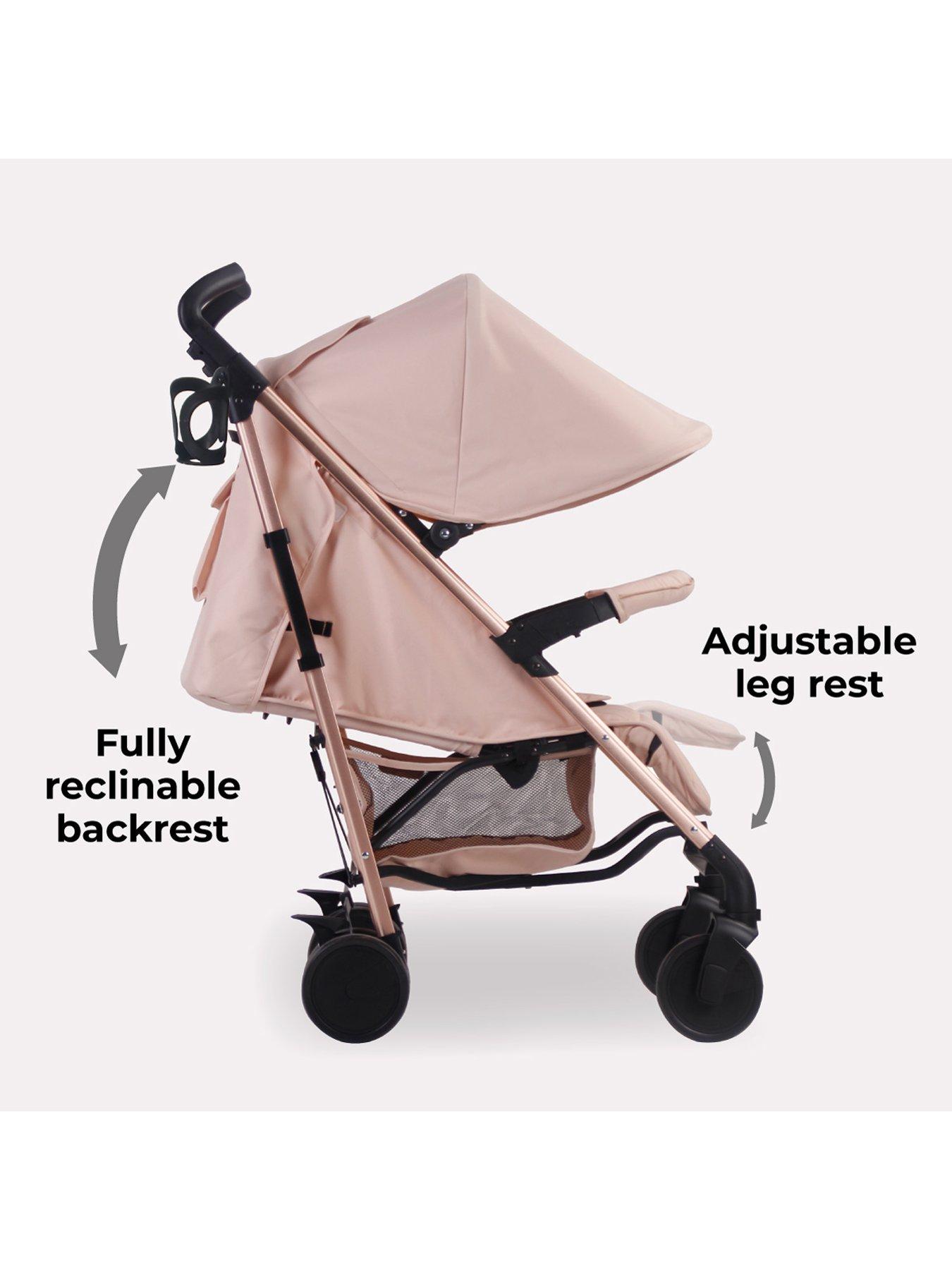  image of my-babiie-mb51-plus-stroller-rose-gold-blush