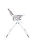  image of my-babiie-mbhc1gs-grey-stars-compact-highchair