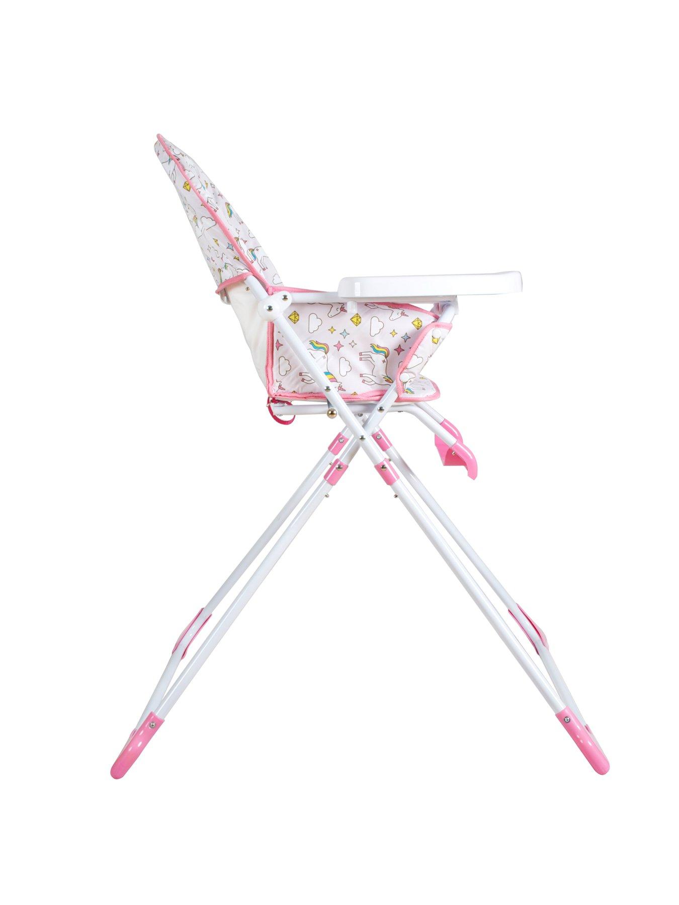  image of my-babiie-mbhc1un-unicorn-compact-highchair