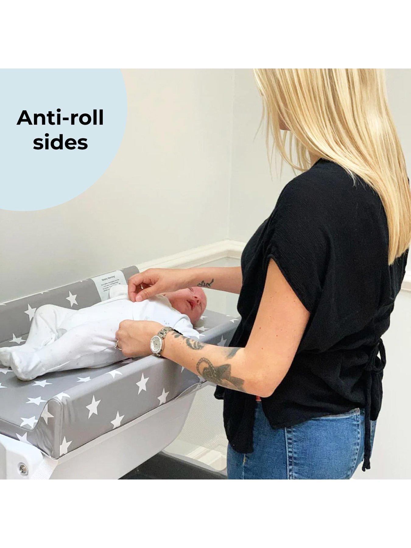 My Babiie Grey Stars Baby Bath and Changing Unit