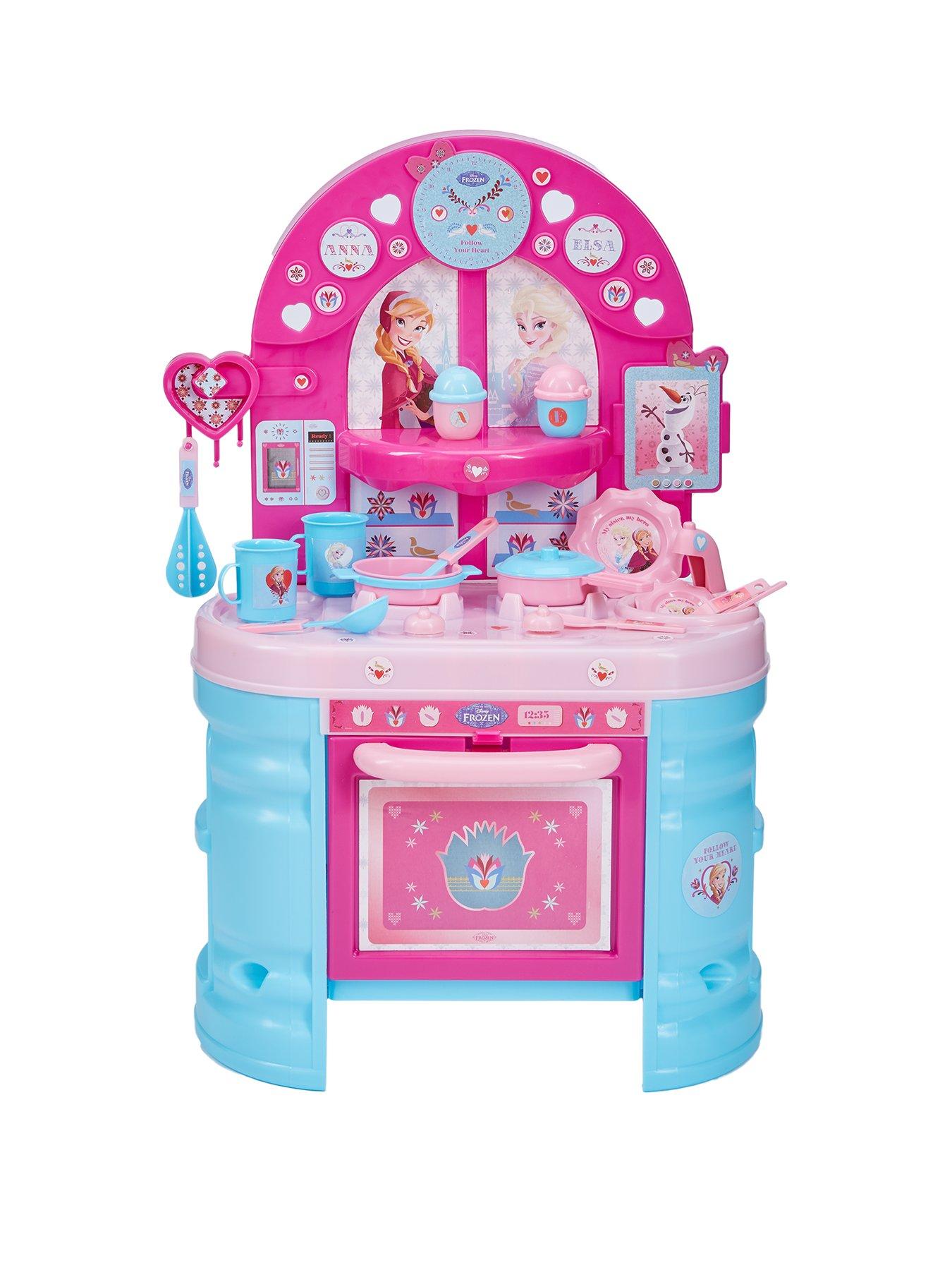 Frozen Disney 19 Pieces Children's Full Kitchen Set with Accessories Bildo Toy