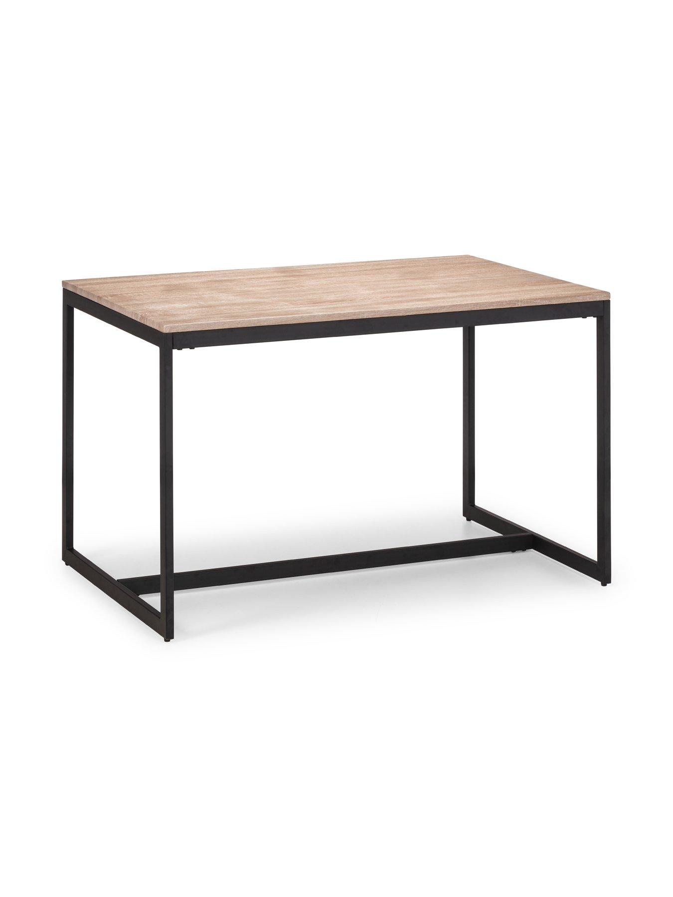 Image 4 of 5 of Julian Bowen Tribeca 120 cm Dining Table + 2 Monroe Chairs + Bench