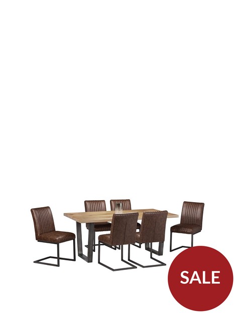 julian-bowen-brooklyn-180-cm-solid-oak-and-metal-dining-table-6-chairs