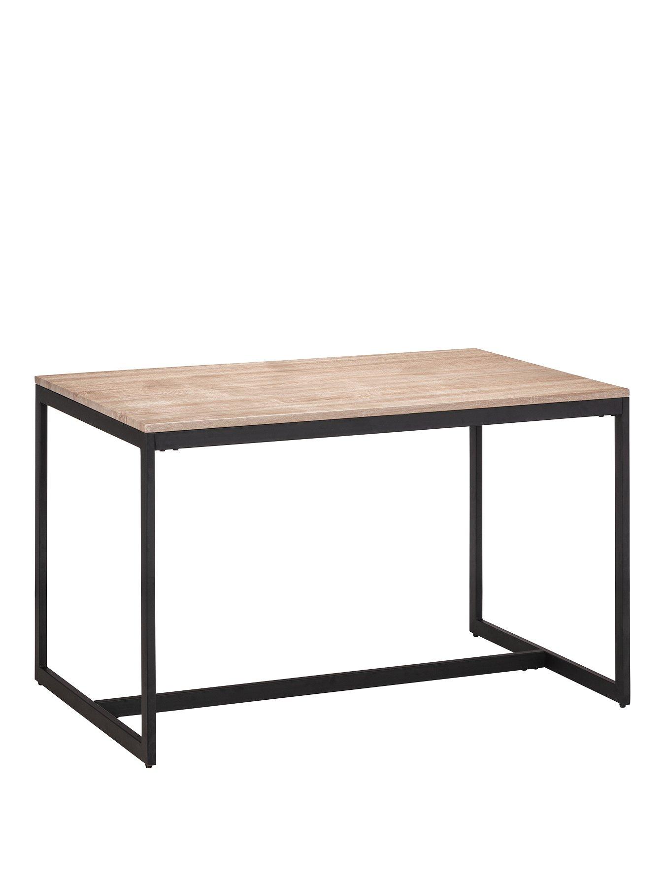  image of julian-bowen-tribeca-120-cm-dining-table-2-benches