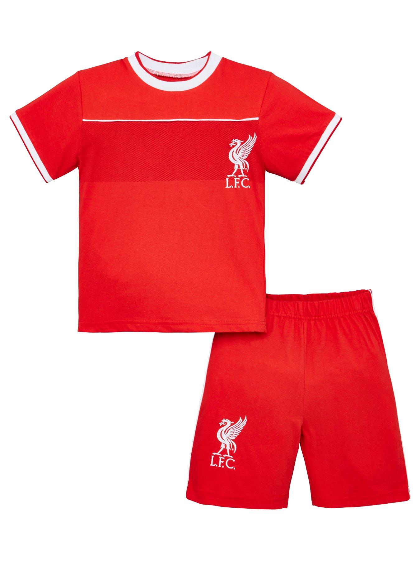 Liverpool Fc Football Kit Shorty Pyjamas Red Littlewoods Com