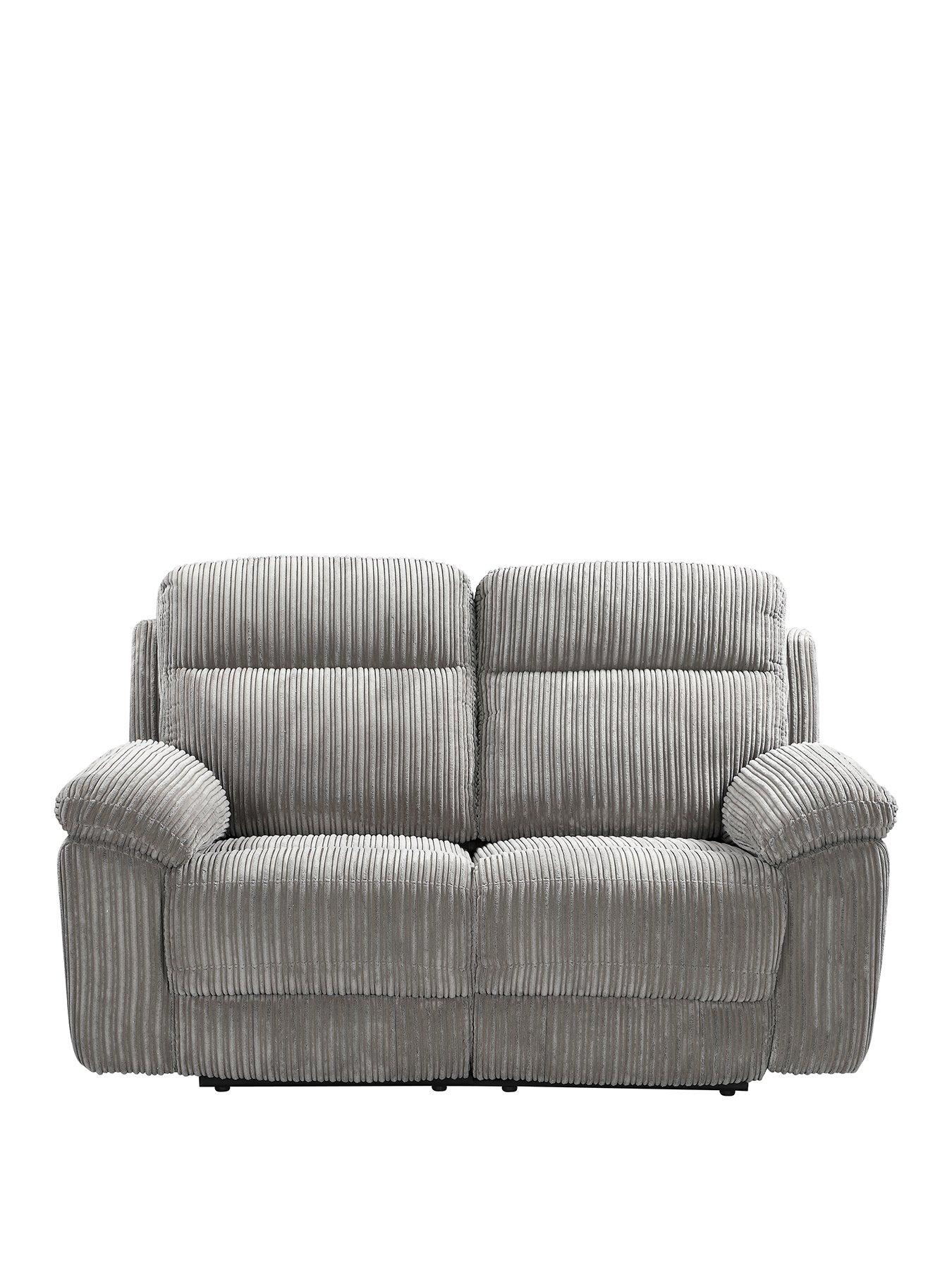 very-home-baron-fabric-2-seater-manual-recliner-sofa