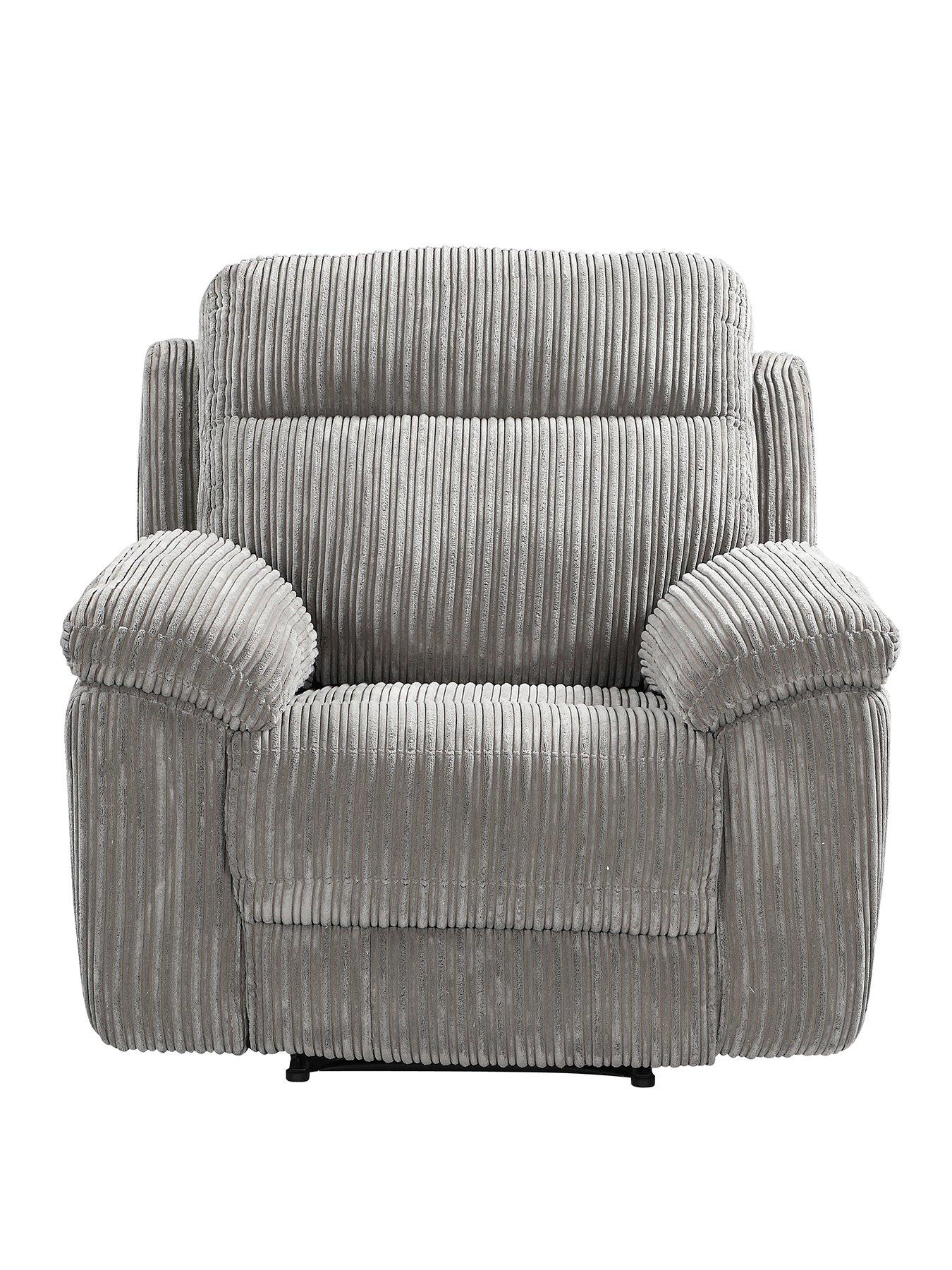 Image 2 of 4 of The Very Collection Baron Fabric Manual Recliner Armchair