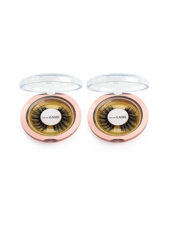 front image of oh-my-lash-fierce-eyelashes-two-pack