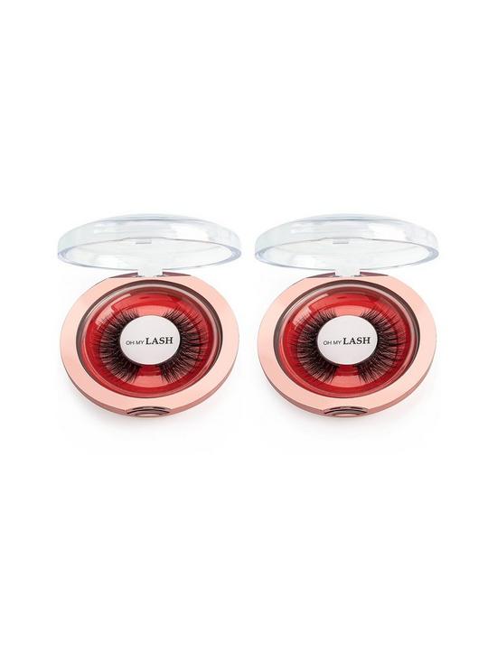 front image of oh-my-lash-girl-boss-eyelashes-two-pack