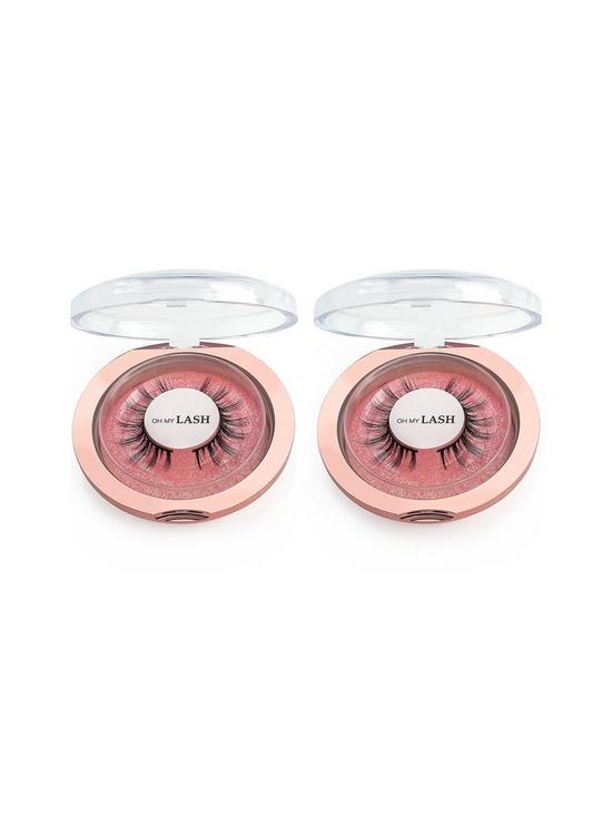 front image of oh-my-lash-flutter-eyelashes-two-pack