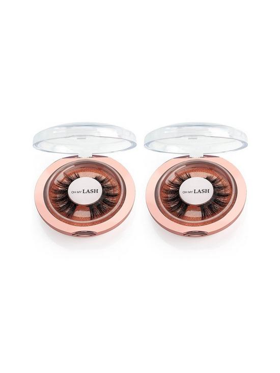 front image of oh-my-lash-girl-power-eyelashes-two-pack