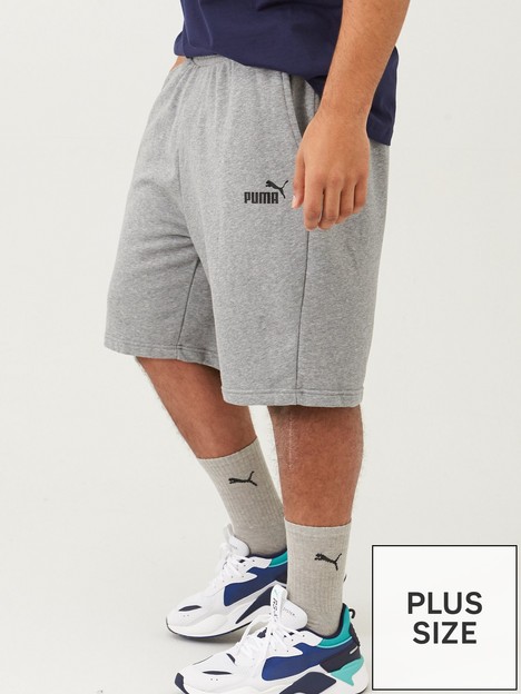 puma-plus-size-mens-essentials-sweat-shorts-grey