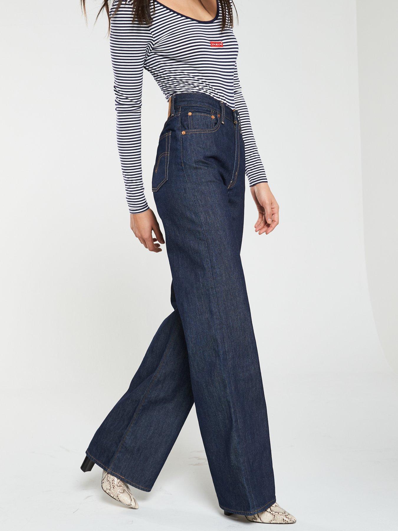 ribcage wide leg women's jeans