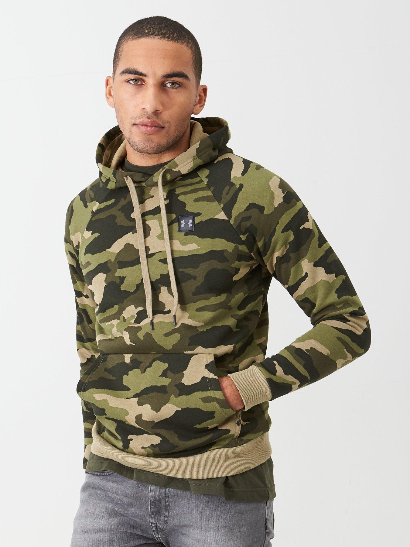 under armour rival fleece camo hoodie