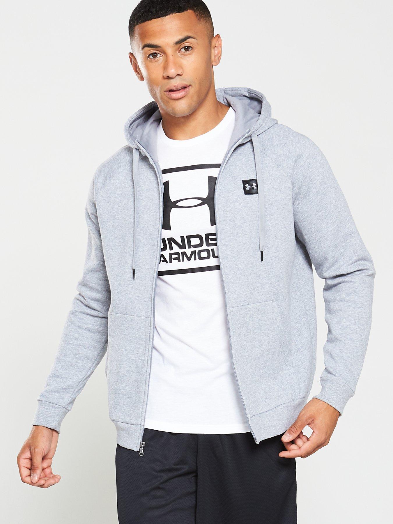 under armour men's rival fleece full zip hoodie