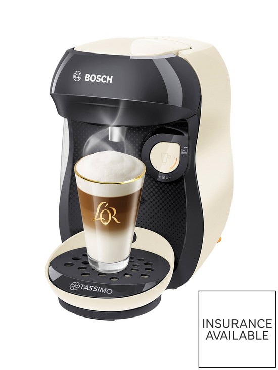 front image of tassimo-tas1007gb-happy-pod-coffee-machine-cream