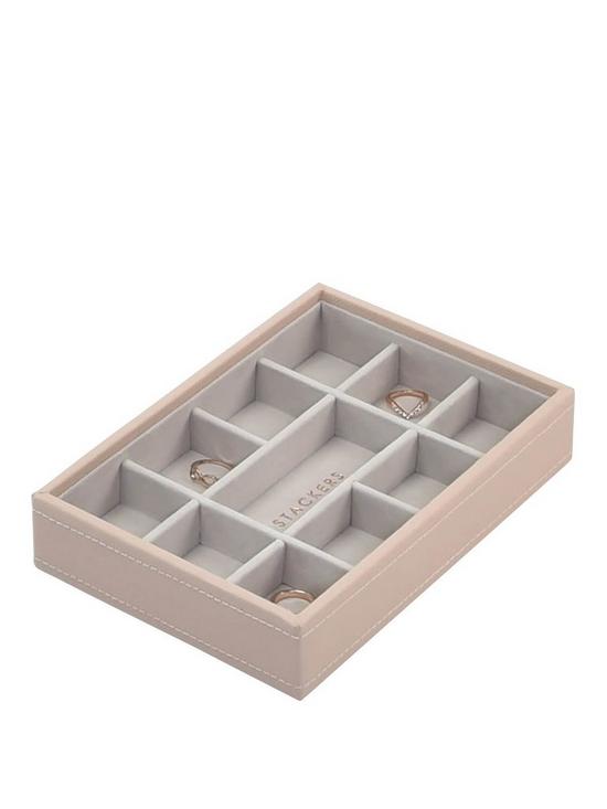 front image of stackers-mini-11-section-jewellery-tray