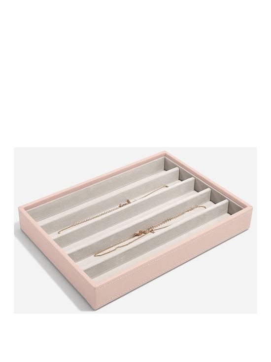 front image of stackers-classic-5-section-jewellery-tray
