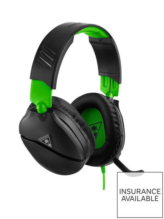 front image of turtle-beach-recon-70x-gaming-headset-for-xbox-one-xbox-series-x-ps5-ps4-switch-pc-black-amp-green