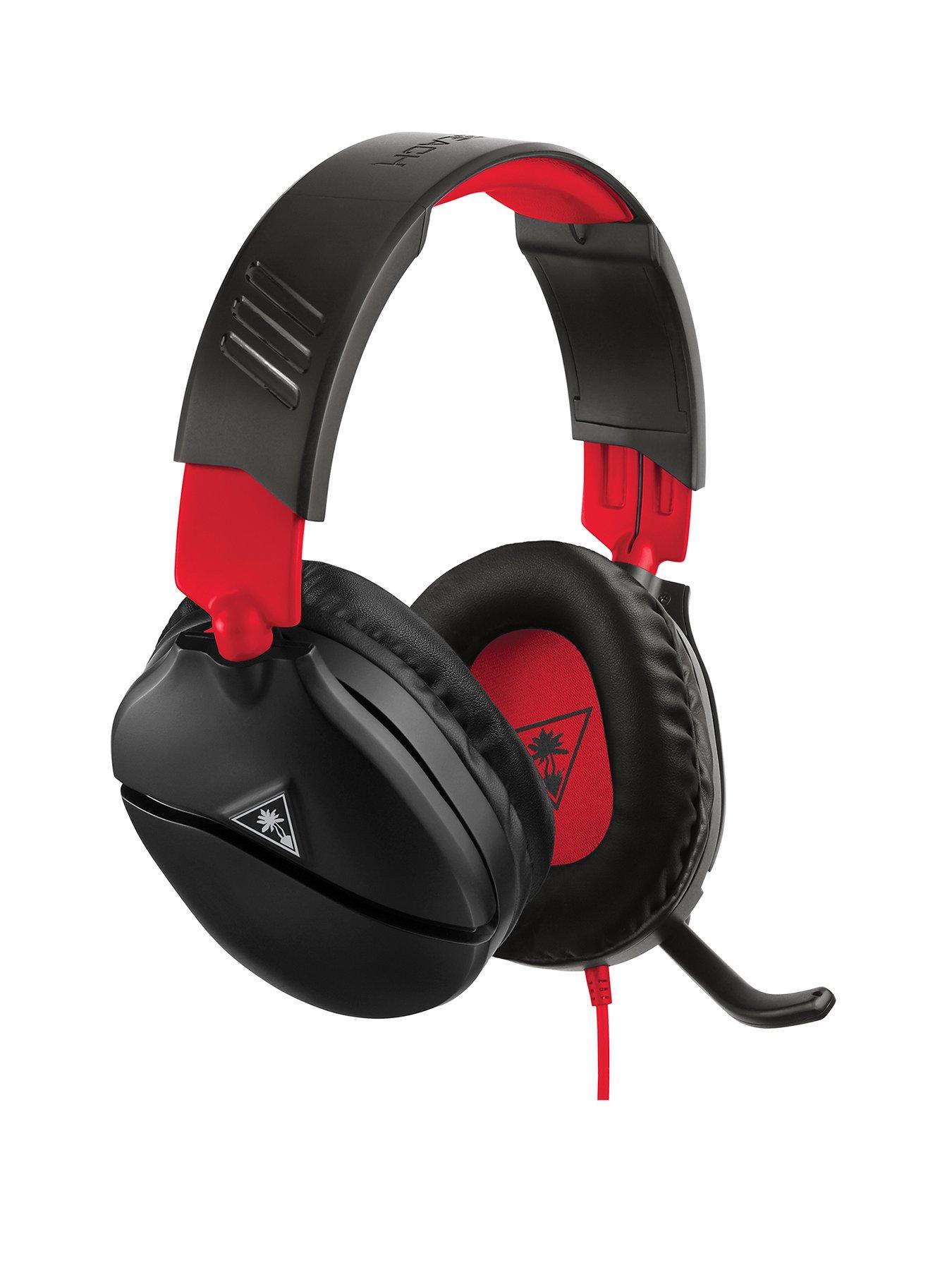 Image 1 of 6 of Turtle Beach Recon 70N Gaming Headset for PS5, PS4, Xbox, PC - Black &amp; Red