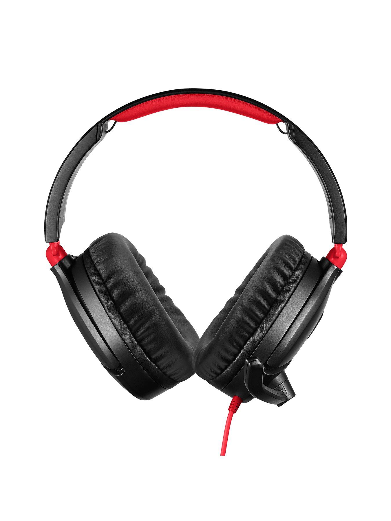 Image 4 of 6 of Turtle Beach Recon 70N Gaming Headset for PS5, PS4, Xbox, PC - Black &amp; Red