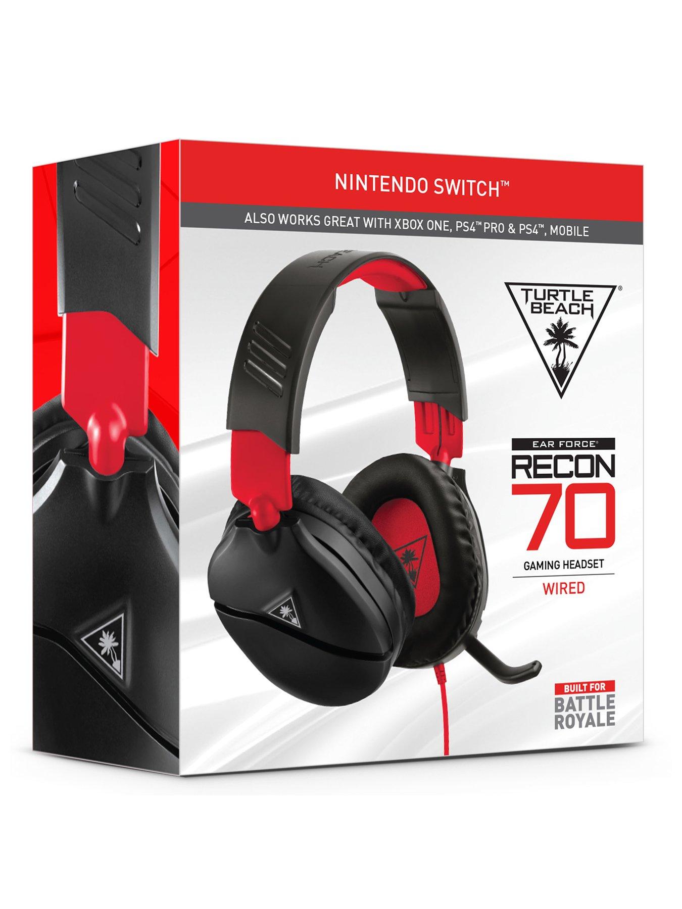 Image 5 of 6 of Turtle Beach Recon 70N Gaming Headset for PS5, PS4, Xbox, PC - Black &amp; Red