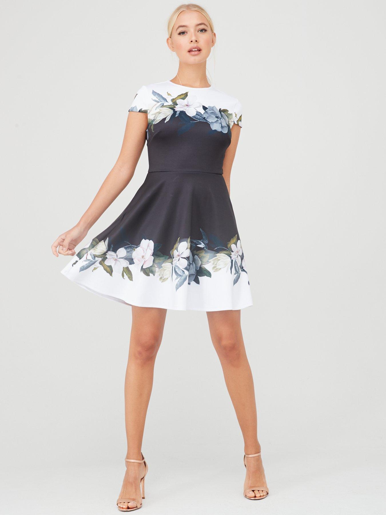 ted baker looez dress black