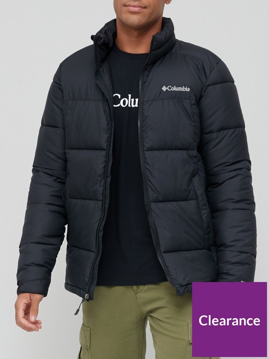 front image of columbia-pike-lake-jacket-black