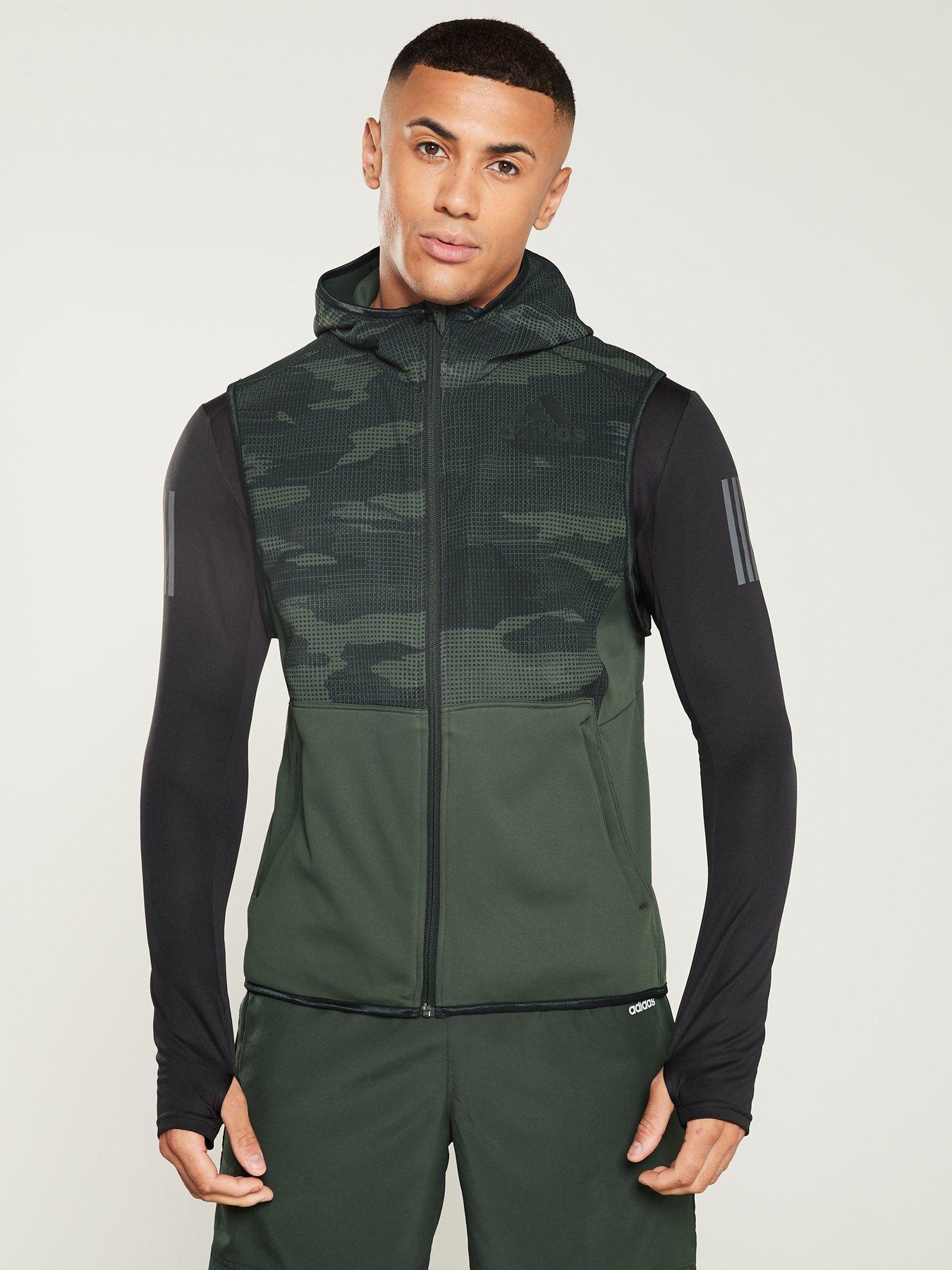 adidas camo vest
