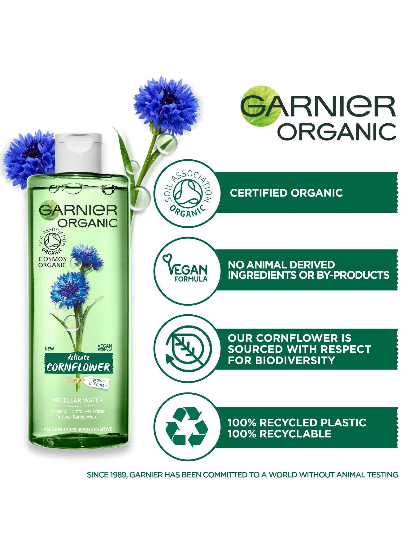  image of garnier-organic-cornflower-micellar-cleanser-400ml
