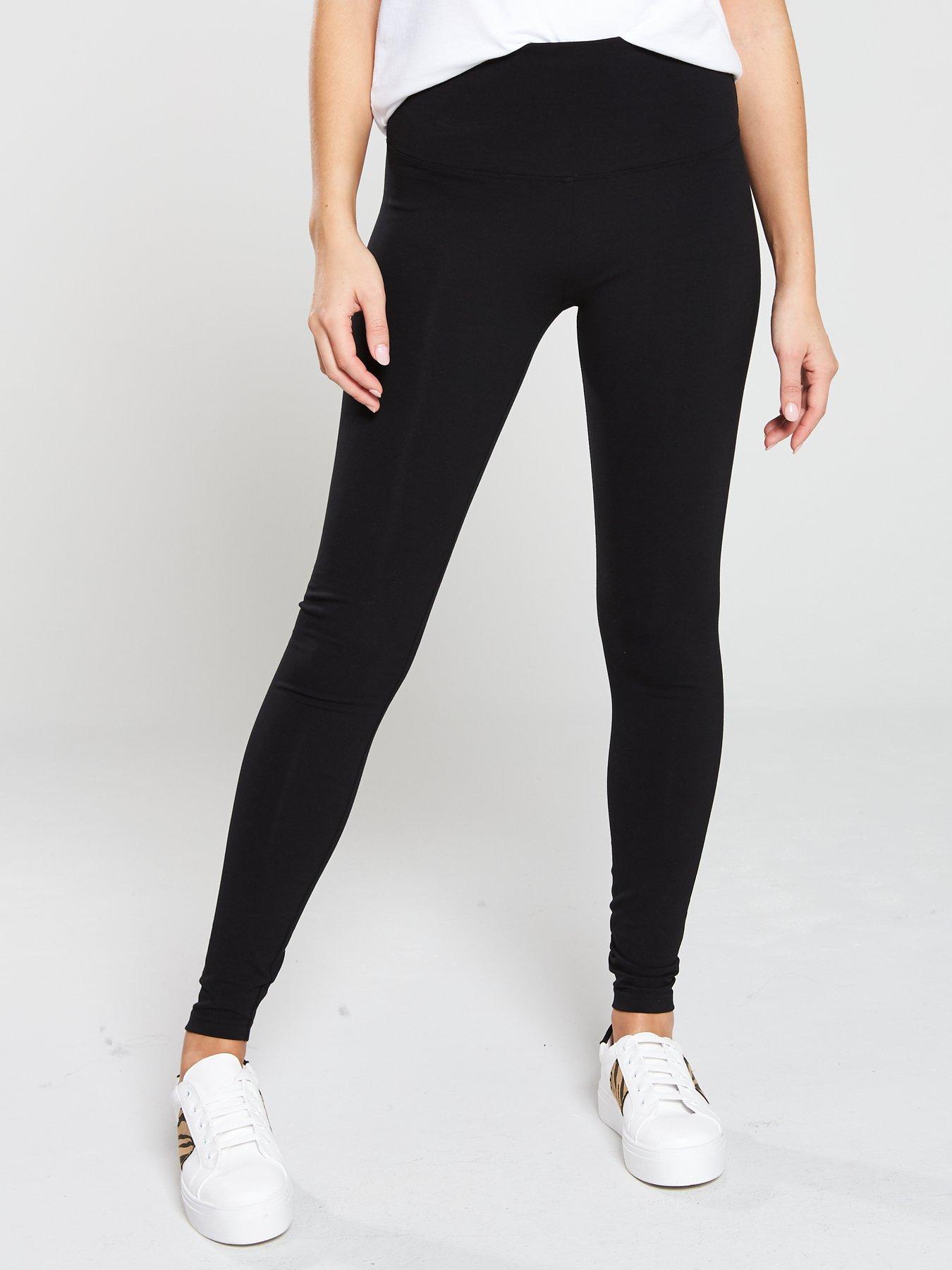 River Island Maternity high waist leggings in black