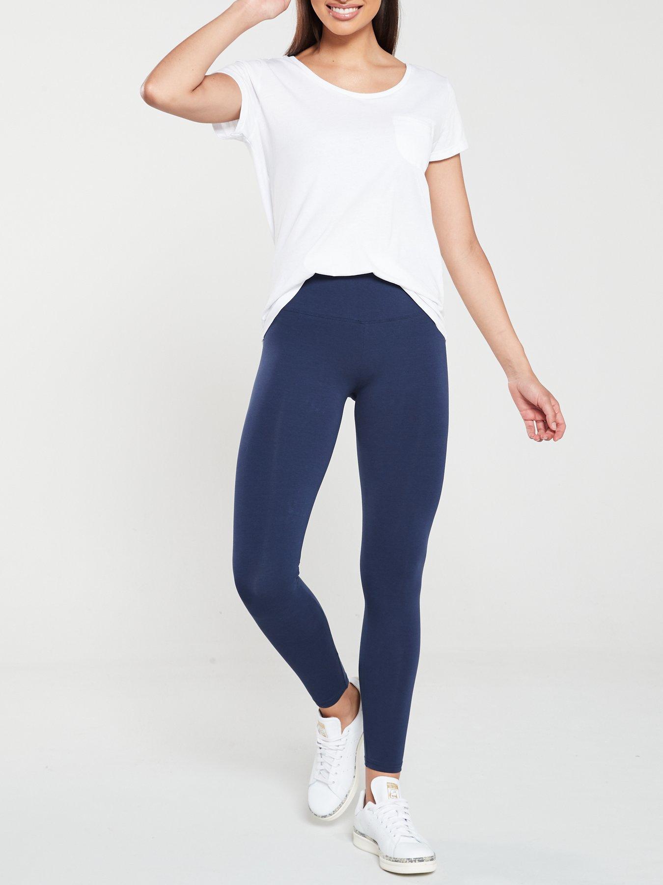 Image 3 of 4 of V by Very Petite Confident Curve Legging - Navy