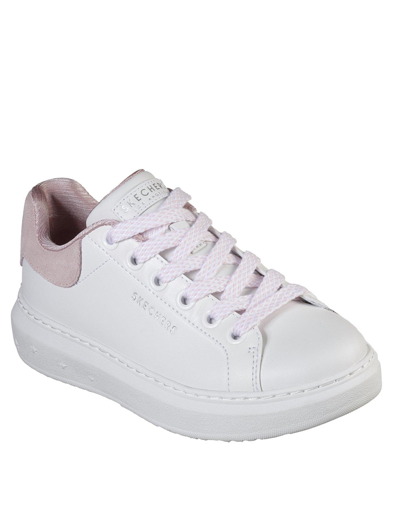skechers high street lace up trainers