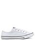  image of converse-chuck-taylor-all-star-leather-dainty-ox-plimsolls-white