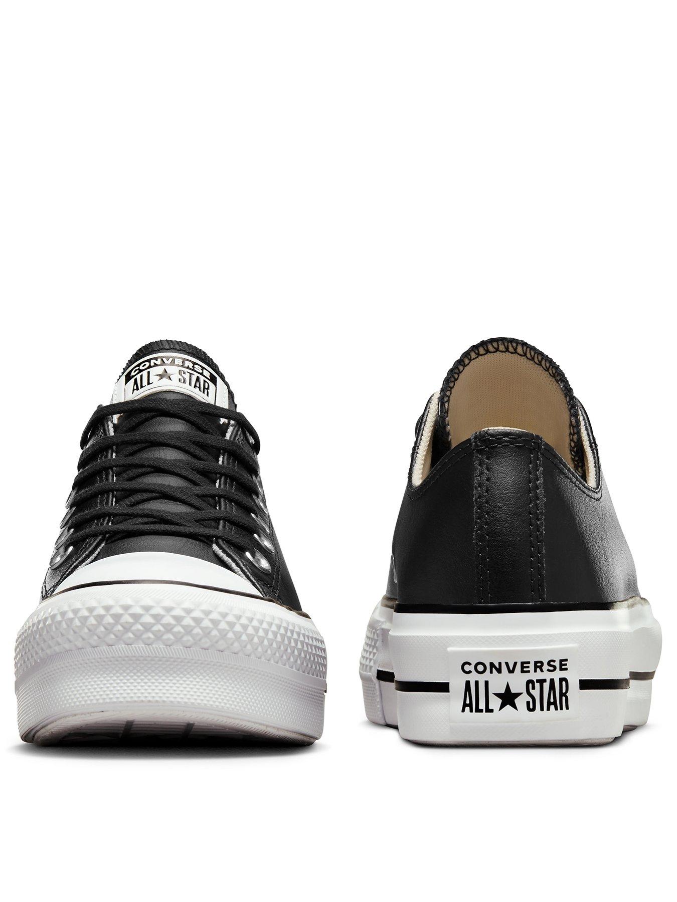 Converse ox leather womens trainers online