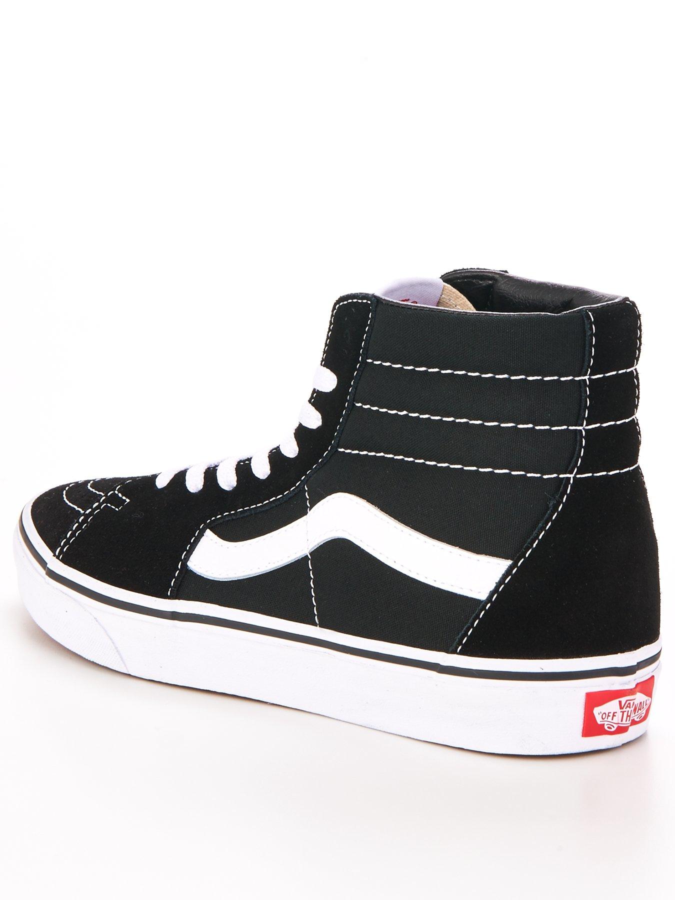 Womens SK8 Hi Trainers Black White