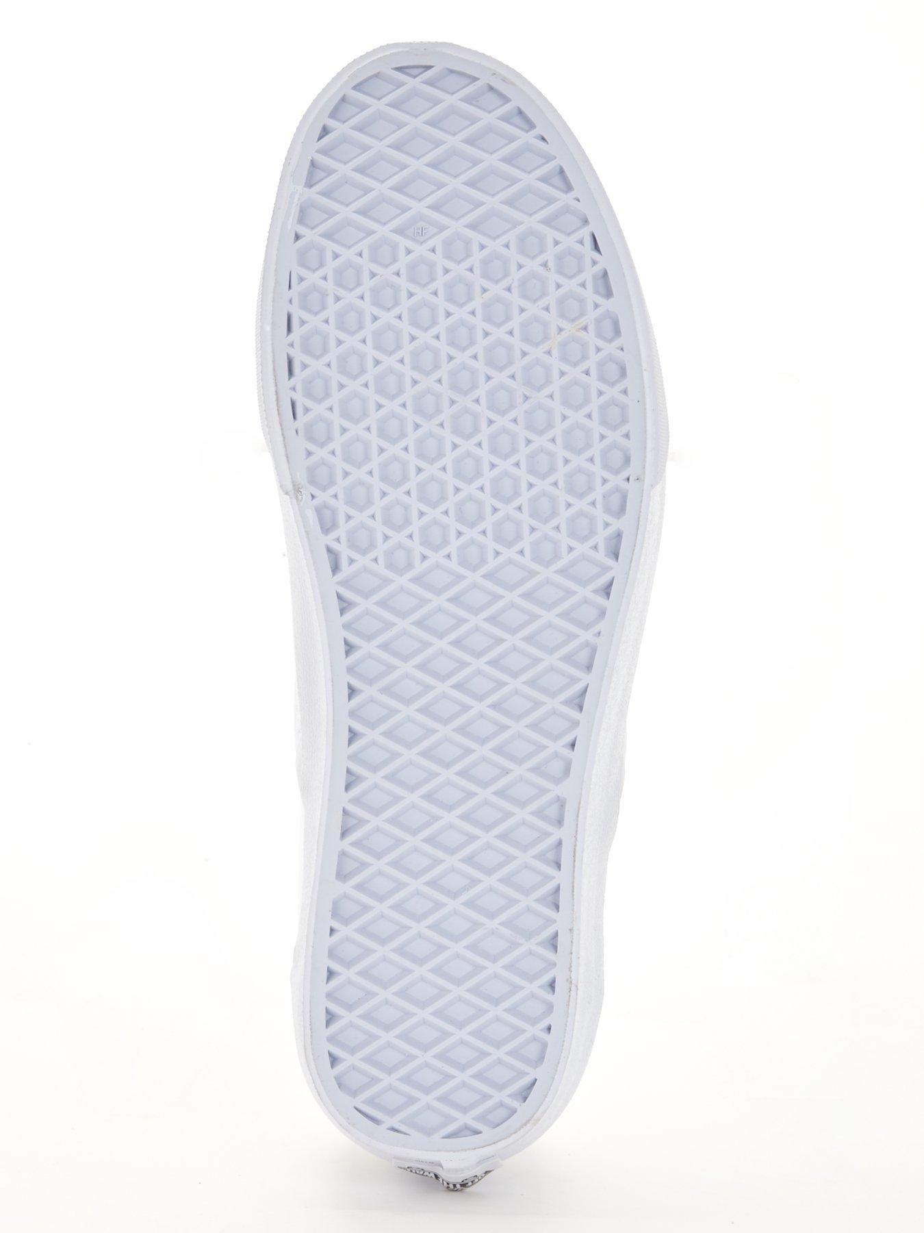  image of vans-womens-classic-slip-on-trainers-white