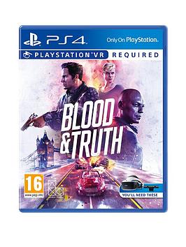 Playstation 4 Playstation 4 Blood And Truth - Playstation Vr Required Picture