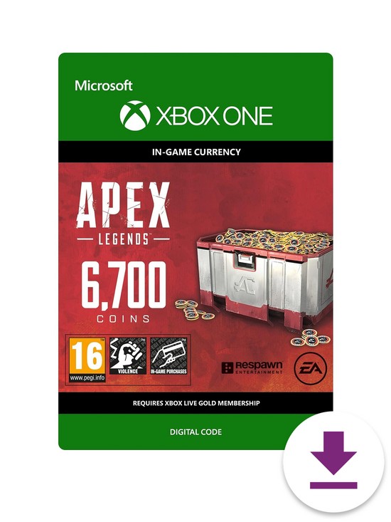 front image of xbox-one-apex-legends-6700-coins-digital-download