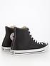  image of converse-mens-leather-hi-trainers-black